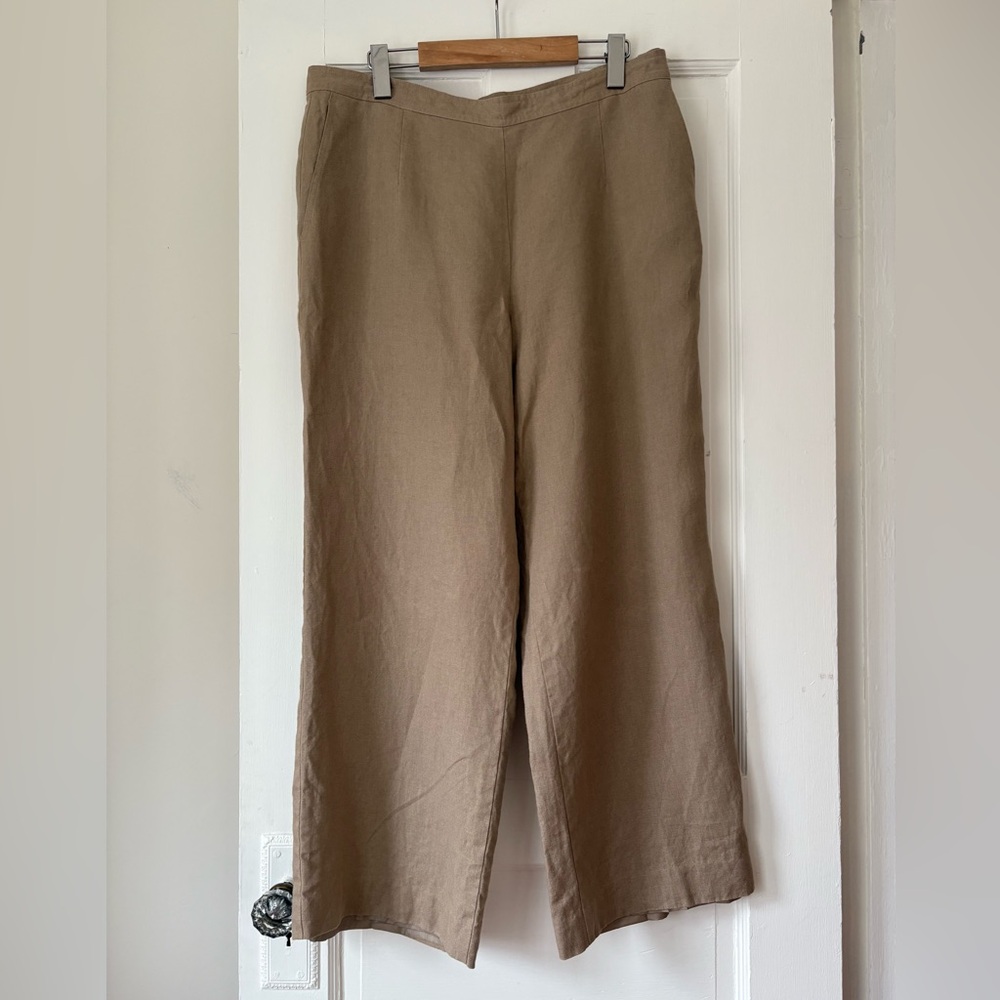 High Rise Irish Linen Pants - Picture 11 of 11